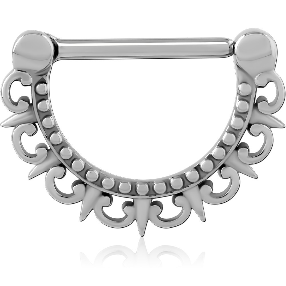 SURGICAL STEEL NIPPLE CLICKER
