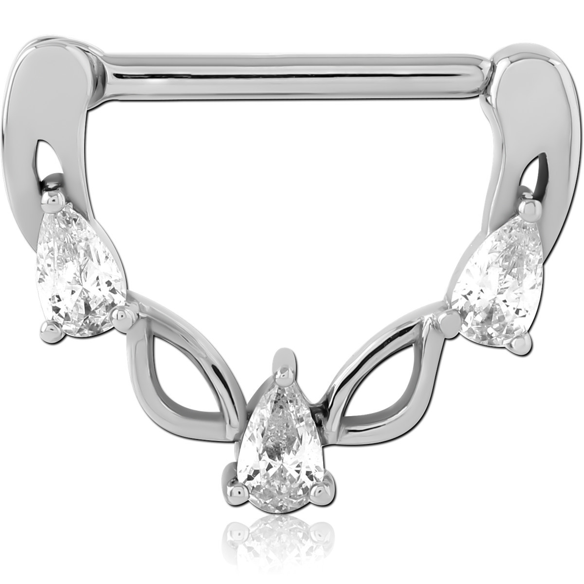 SURGICAL STEEL NIPPLE CLICKER