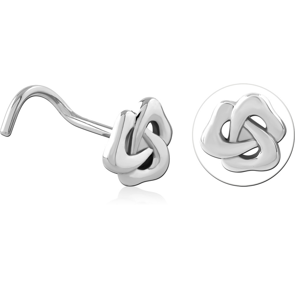 SURGICAL STEEL CURVED NOSE STUD