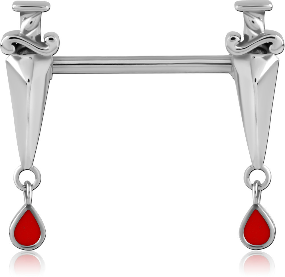 SURGICAL STEEL NIPPLE BAR