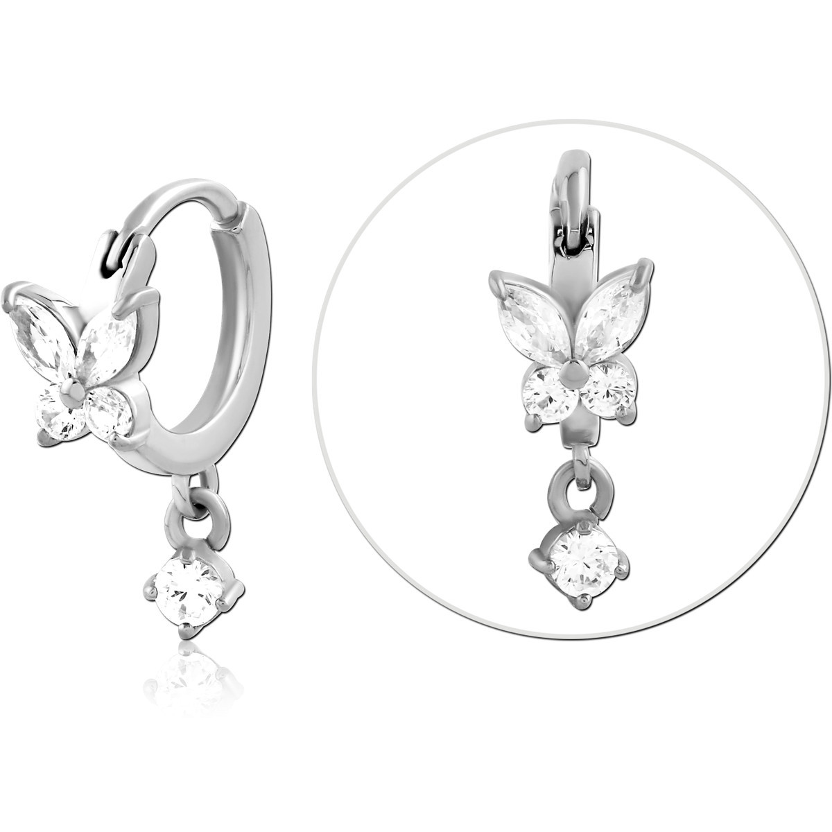 SURGICAL STEEL JEWELLED MULTI PURPOSE CLICKER