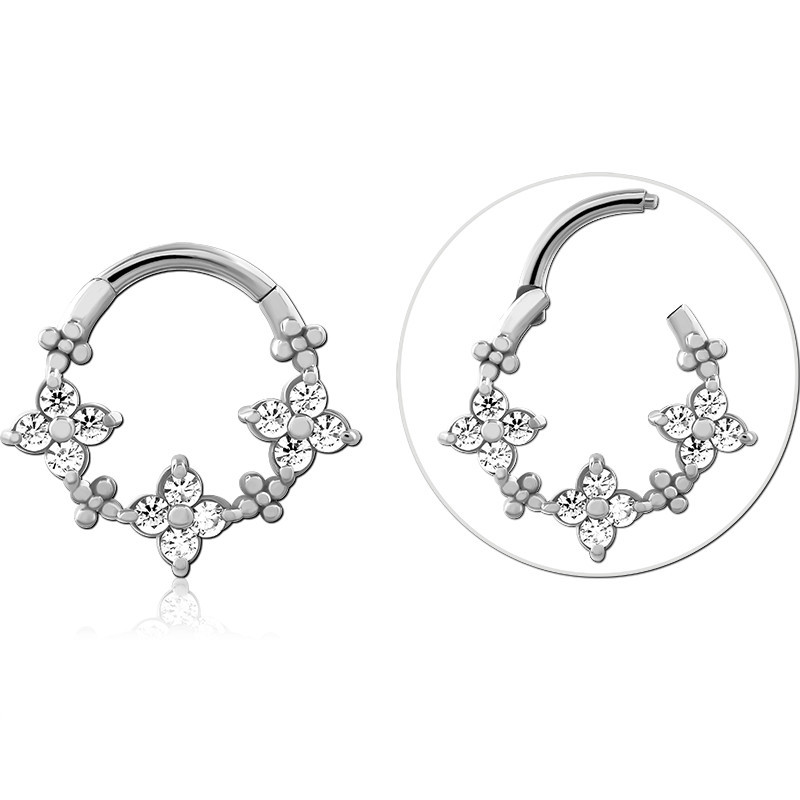 STERLING SILVER 925 JEWELLED MULTI PURPOSE CLICKER