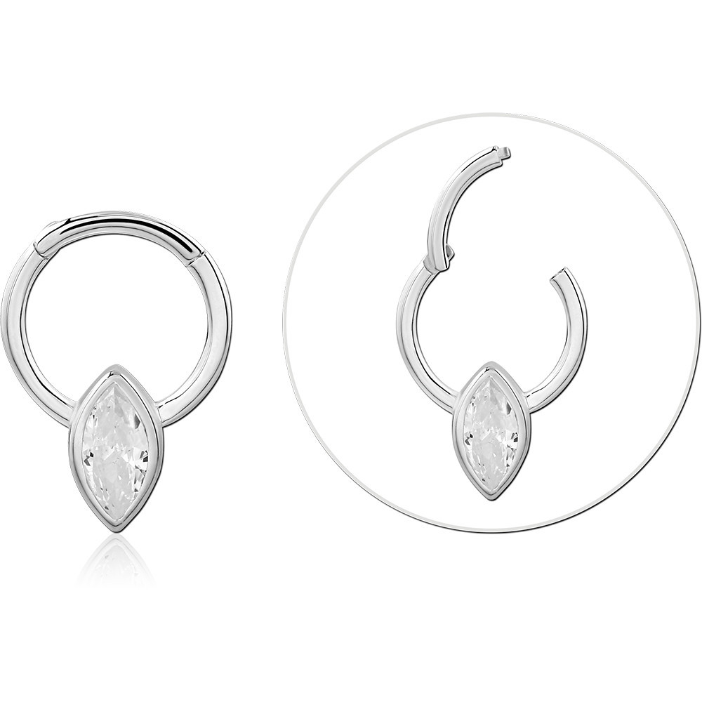 STERLING SILVER 925 JEWELLED MULTI PURPOSE CLICKER