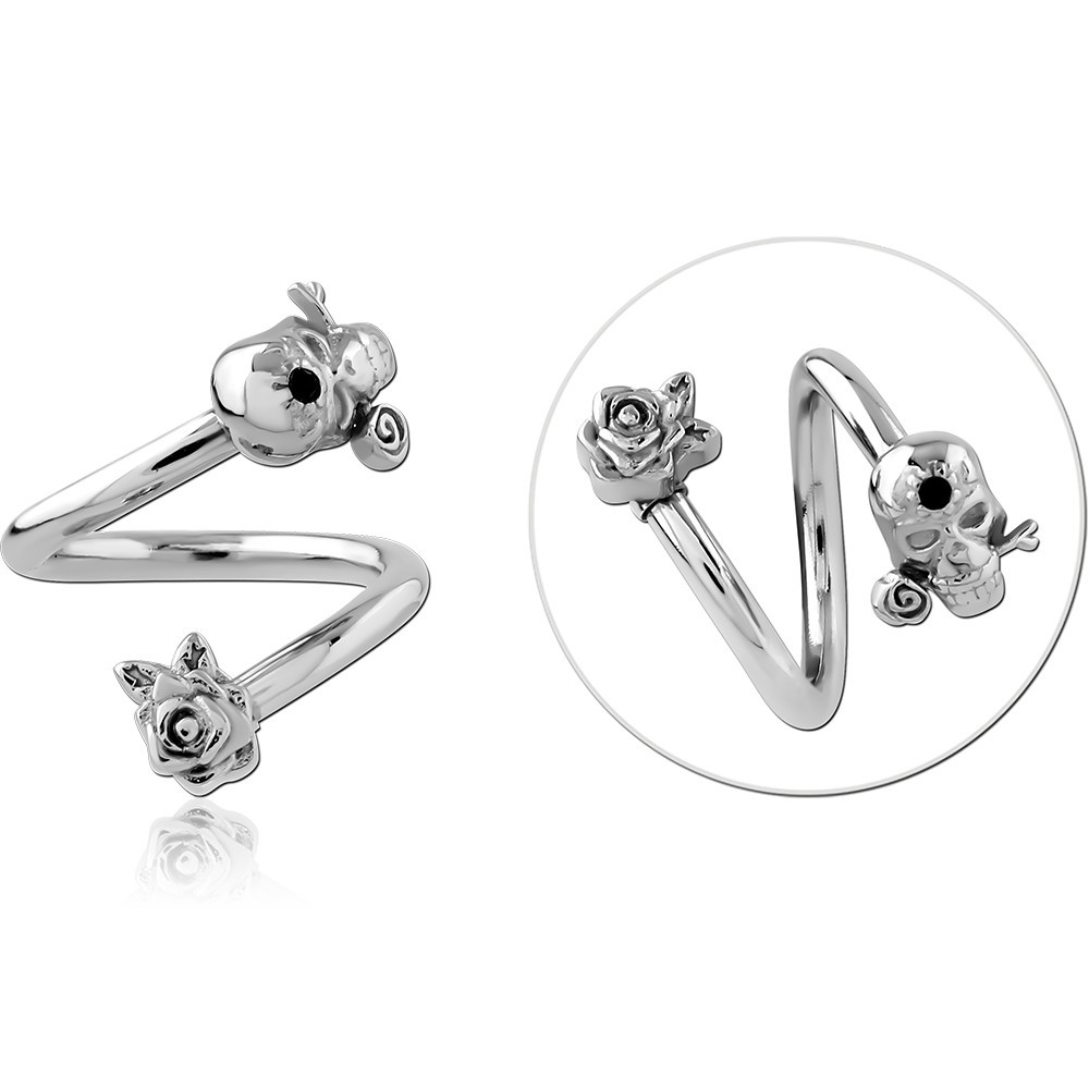 SURGICAL STEEL BODY SPIRAL
