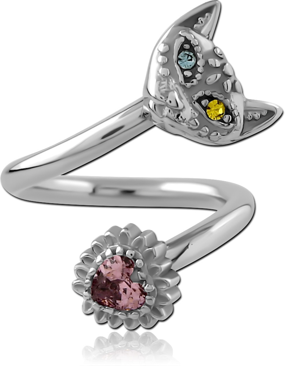 SURGICAL STEEL BODY SPIRAL