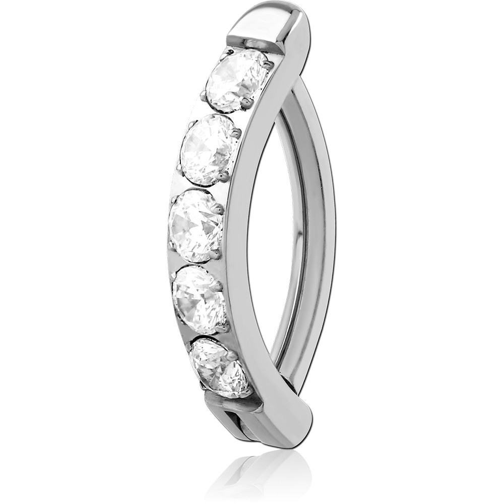 TITANIUM JEWELLED BELLY CLICKER