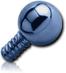 ANODISED TITANIUM MICRO BALL FOR 1.2MM INTERNALLY THREADED PINS