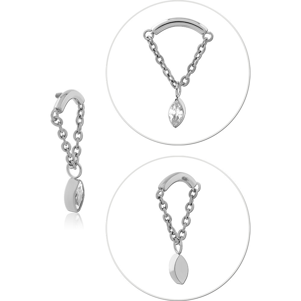 TITANIUM JEWELED MICRO ATTACHMENT FOR 1.2MM INTERNALLY THREADED PINS