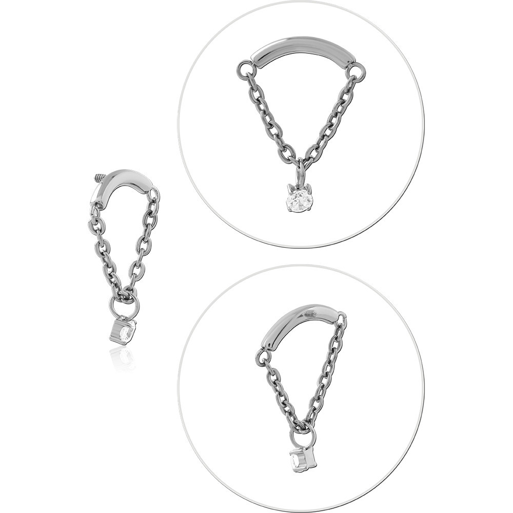 TITANIUM JEWELED MICRO ATTACHMENT FOR 1.2MM INTERNALLY THREADED PINS