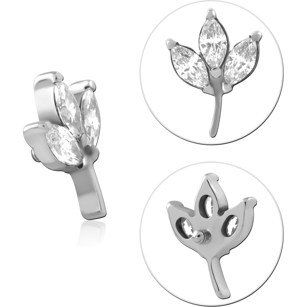 TITANIUM JEWELED MICRO ATTACHMENT FOR 1.2MM INTERNALLY THREADED PINS-KITE