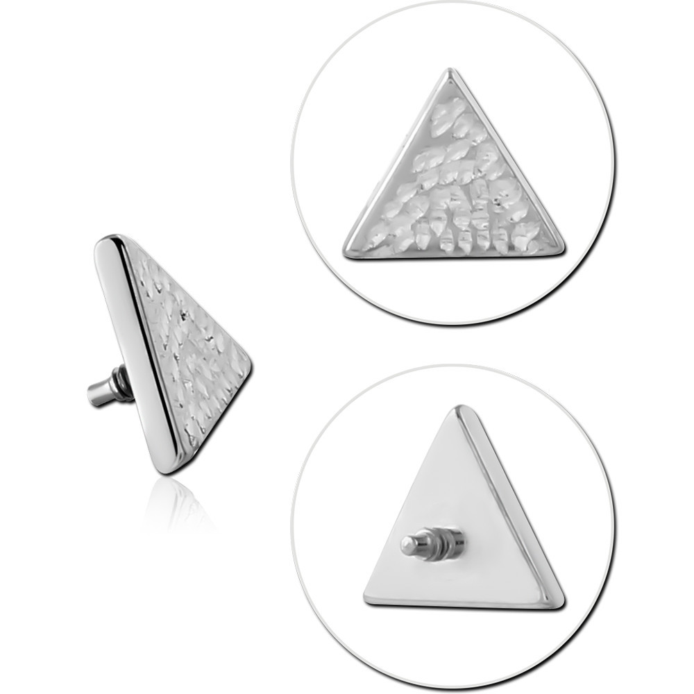 TITANIUM MICRO ATTACHMENT FOR 1.2 MM INTERNALLY THREADED PINS - TRIANGLE