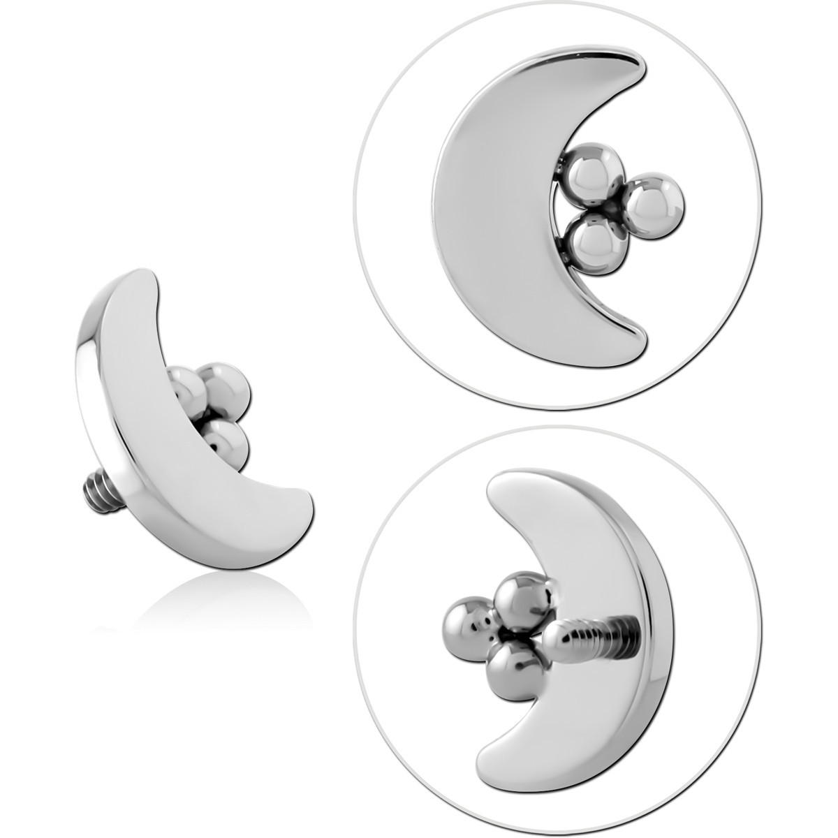 TITANIUM MICRO ATTACHMENT FOR 1.2MM INTERNALLY THREADED PINS
