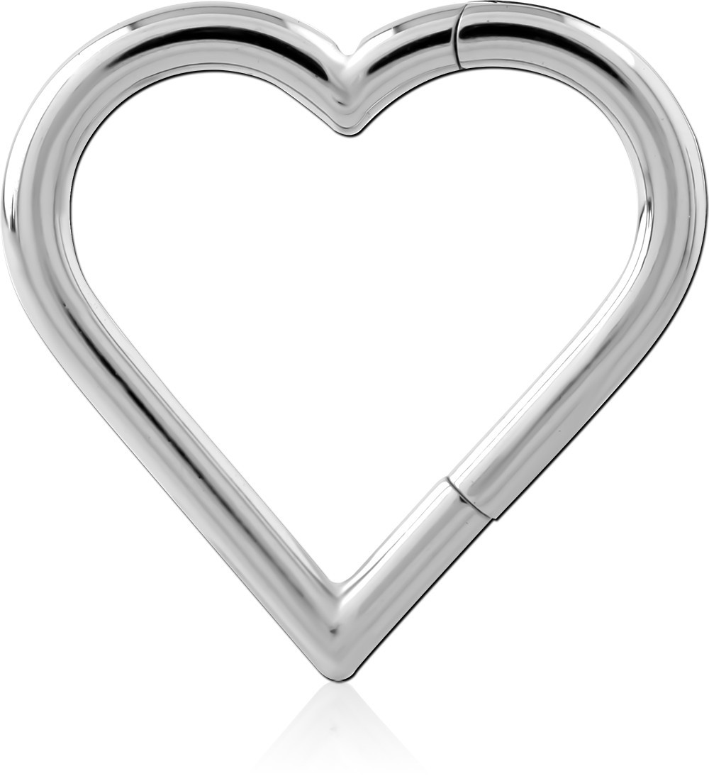 TITANIUM HEART SHAPE HINGED SEGMENT RINGS