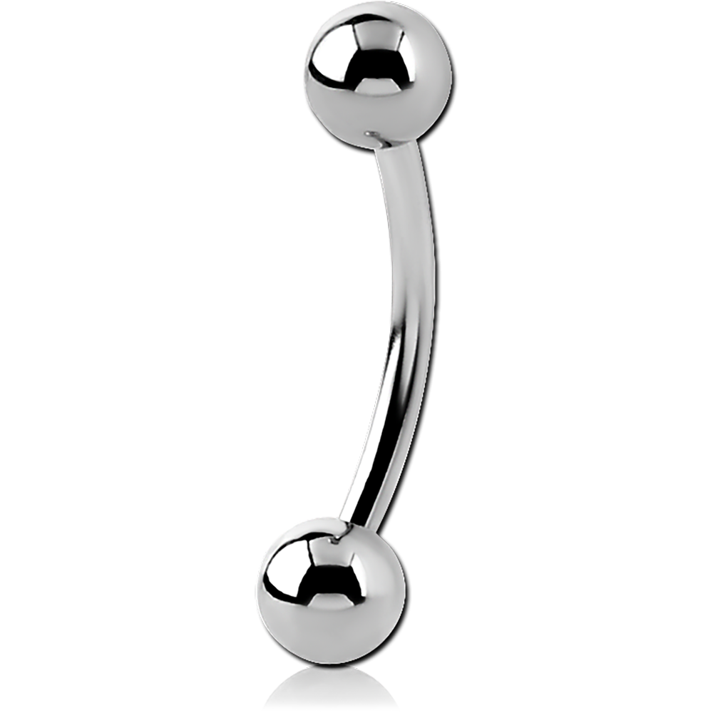 SURGICAL STEEL CURVED MICRO BARBELL