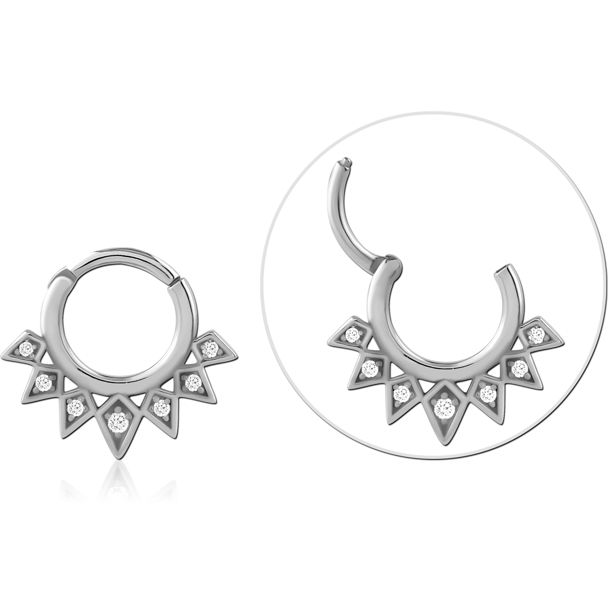 SURGICAL STEEL JEWELLED MULTI PURPOSE CLICKER
