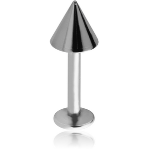 TITANIUM MICRO LABRET WITH CONE