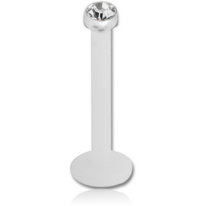 BIOFLEX INTERNAL LABRET WITH JEWELLED DISC