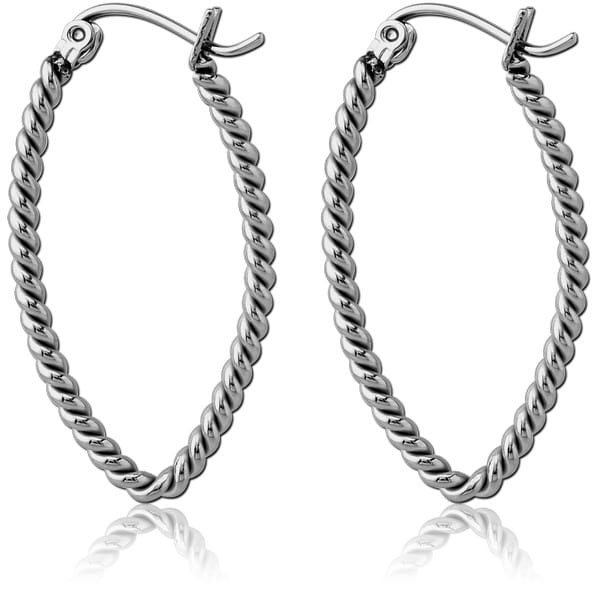 Twisted wire best sale earrings
