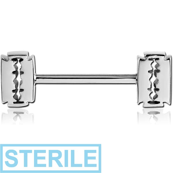Surgical steel nipple bars sale
