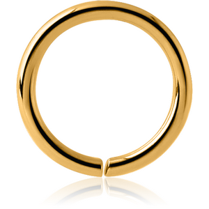 GOLD PVD COATED SURGICAL STEEL SEAMLESS RING