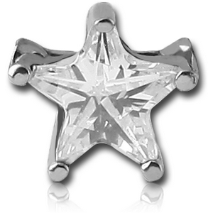 SURGICAL STEEL ATTACHMENT FOR BALL CLOSURE RING - STAR