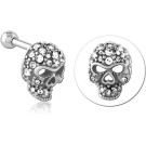 SURGICAL STEEL JEWELLED TRAGUS MICRO BARBELL