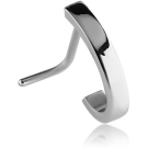 SURGICAL STEEL 90 DEGREE WRAP AROUND NOSE STUD
