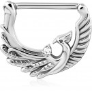SURGICAL STEEL JEWELED NIPPLE CLICKER