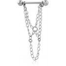 SURGICAL STEEL CHAIN NIPPLE SHIELD