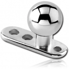 TITANIUM INTERNALLY THREADED DERMAL ANCHOR WITH BALL