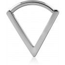 TITANIUM V SHAPE SEPTUM RING