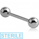 STERILE SURGICAL STEEL BARBELL