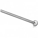 TITANIUM STRAIGHT BALL NOSE STUD 19MM