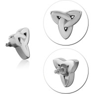 SURGICAL STEEL MICRO ATTACHMENT FOR 1.2MM INTERNALLY THREADED PINS PIERCING