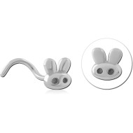 SURGICAL STEEL CURVED NOSE STUD PIERCING