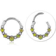 SURGICAL STEEL JEWELED MULTI PURPOSE CLICKER PIERCING