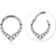 SURGICAL STEEL JEWELED MULTI PURPOSE CLICKER PIERCING
