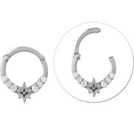 SURGICAL STEEL JEWELLED MULTI PURPOSE CLICKER PIERCING