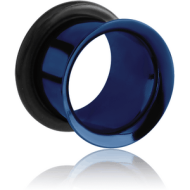 ANODISED TITANIUM SINGLE FLARED TUNNEL PIERCING