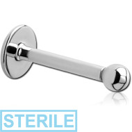 STERILE SURGICAL STEEL INTERNALLY THREADED MICRO LABRET