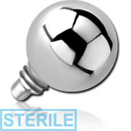 STERILE TITANIUM BALL FOR 1.6MM INTERNALLY THREADED PINS PIERCING