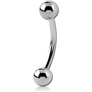 SURGICAL STEEL CURVED MICRO BARBELL