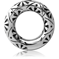 SURGICAL STEEL HINGED SEGMENT RING PIERCING