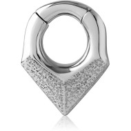 SURGICAL STEEL HINGED SEGMENT CLICKER PIERCING