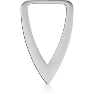 SURGICAL STEEL HOOP EARRING FOR TUNNEL - TOOTH PIERCING