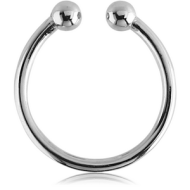 SURGICAL STEEL FAKE SEPTUM RING PIERCING