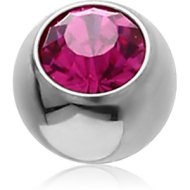 TITANIUM OPTIMA CRYSTAL JEWELLED BALL PIERCING
