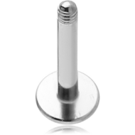 TITANIUM LABRET PIN PIERCING