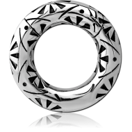 STERILE SURGICAL STEEL HINGED SEGMENT RING