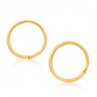 PAIR OF 9K GOLD SLEEPER EARRINGS